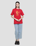 Disney Mickey Cny Twinning Kaos Wanita