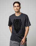 Marvel Black Panther Logo Front Short Sleeve T-Shirt