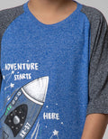 Little M 3/4 Raglan T-Shirt Rocket Siro