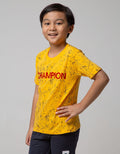 Little M Short Sleeve T-Shirt Fullprint Splash Flocking Champion