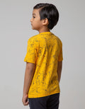 Little M Short Sleeve T-Shirt Fullprint Splash Flocking Champion