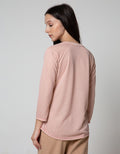 Details Long Sleeve T-Shirt Top Doubleface Stripe