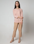 Details Long Sleeve T-Shirt Top Doubleface Stripe