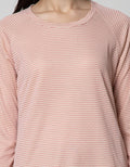 Details Long Sleeve T-Shirt Top Doubleface Stripe