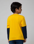 Little M Long Sleeve T-shirt Double Sleeve Car