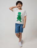 Little M Short Sleeve T-Shirt Dino Chomp