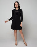 Nevada Long Sleeve Midi Dress Zipper