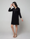 Nevada Long Sleeve Midi Dress Zipper
