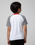 Little M Short Sleeve Raglan T-shirt Racing Car