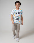 Little M Short Sleeve T-Shirt Fullprint Splash Play It Cool