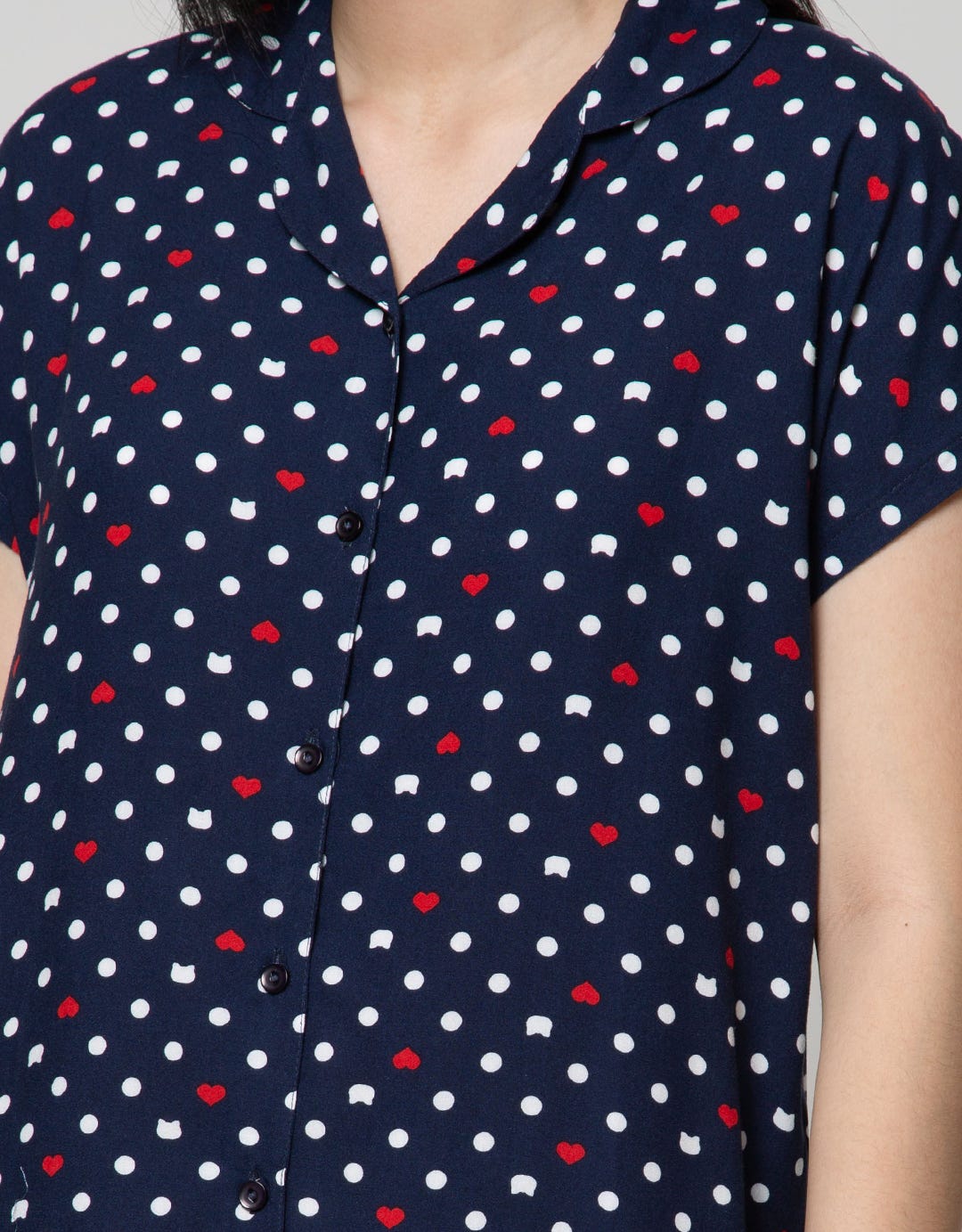Nevada Short Sleeve Midi Dress Cat