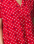 Nevada Short Sleeve Midi Dress Cat
