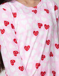 Kidz Too Top - Bottom Pajama Set Long Sleeve Long Pants Full Print Love
