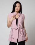 Connexion Formal Vest No Sleeve Embro Cherry Blossom With
