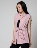 Connexion Formal Vest No Sleeve Embro Cherry Blossom With
