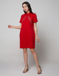 St. Yves Short Sleeve Midi Dress Embro