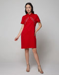 St. Yves Short Sleeve Midi Dress Embro