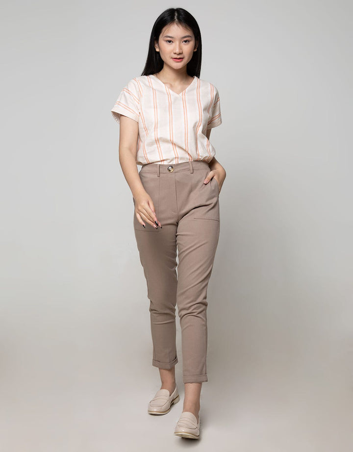 St. Yves Ankle Pants Kancing