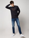 Details Long Sleeve Solid City Theme Beverly Hills Sweatshirt