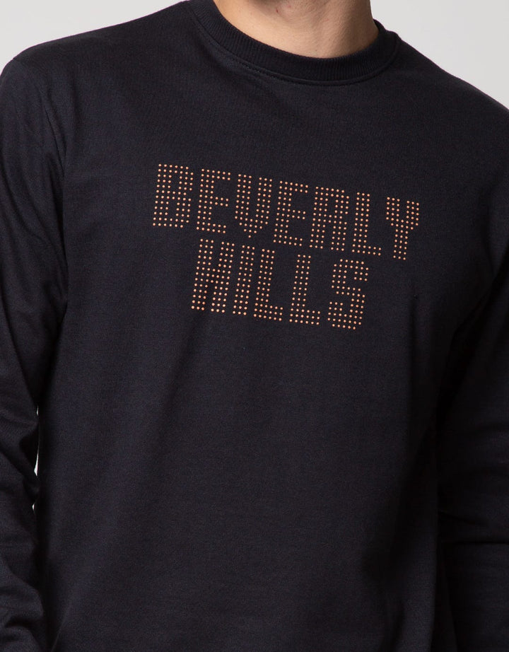 Details Long Sleeve Solid City Theme Beverly Hills Sweatshirt