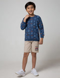 Little M Sweater Terry Fullprint Monster