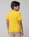 Little M Short Sleeve T-Shirt Dino Sablon Kantong