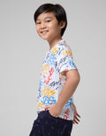 Little M Short Sleeve T-Shirt Fullprint Graffiti