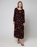 St. Yves Long Sleeve Maxi Dress Diana Rose