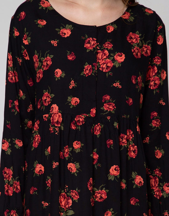 St. Yves Long Sleeve Maxi Dress Diana Rose