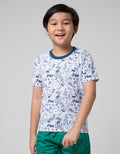 Little M Short Sleeve T-Shirt Fullprint Animal Superhero