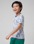 Little M Short Sleeve T-Shirt Fullprint Animal Superhero