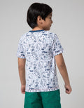 Little M Short Sleeve T-Shirt Fullprint Animal Superhero