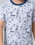 Little M Short Sleeve T-Shirt Fullprint Animal Superhero