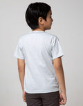Little M Short Sleeve T-Shirt Sequin Dino Nyc