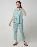 St. Yves Short Sleeve Pyjama Pants Weis