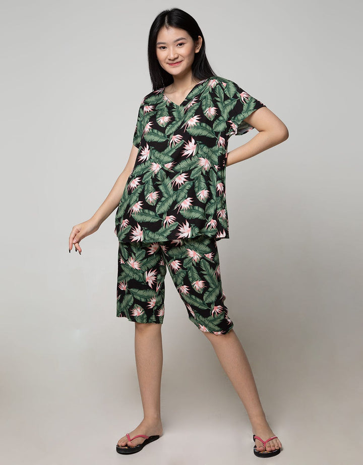 St. Yves Short Sleeve Pyjama Capri