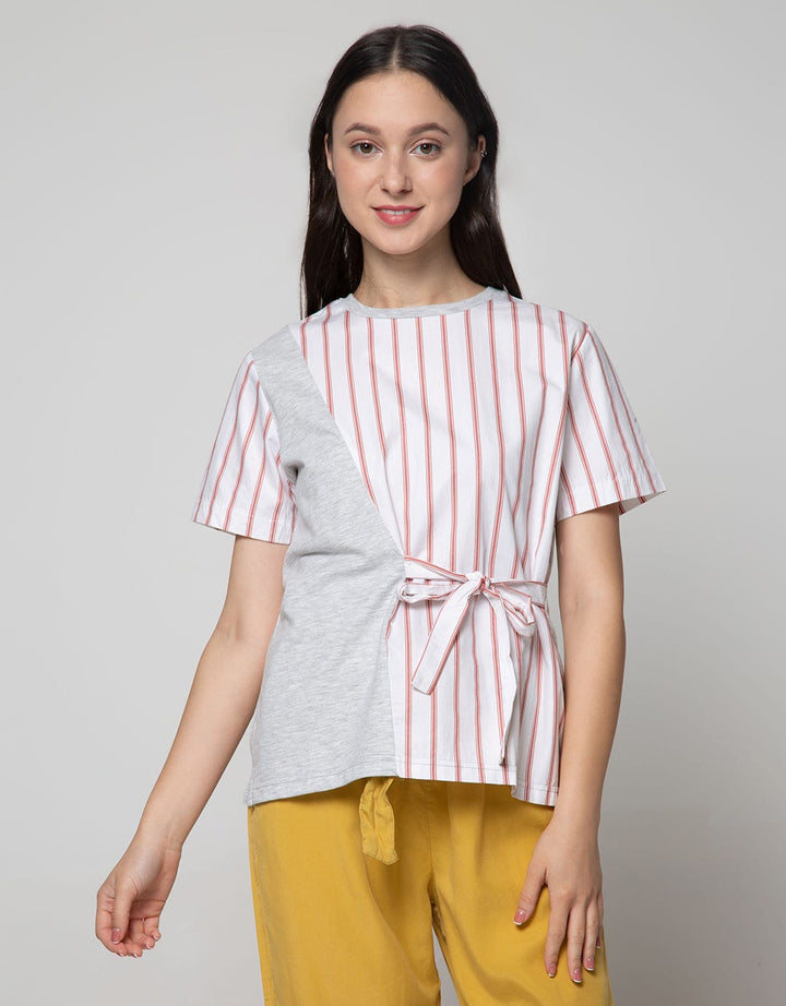Connexion Short Sleeve Blouse Baby Terry Comb