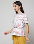 Connexion Short Sleeve Blouse Baby Terry Comb