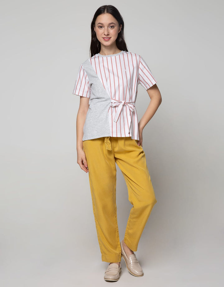 Connexion Short Sleeve Blouse Baby Terry Comb