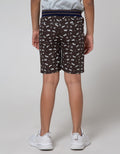 Little M Short Pants Woven Fullprint Car Rib