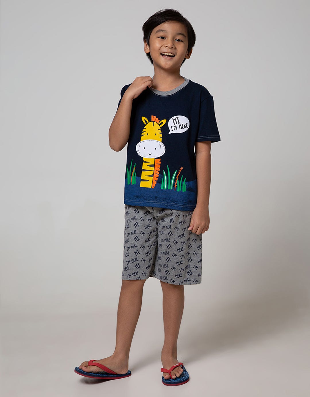 Little M Top-Bottom-Set Animal Safari