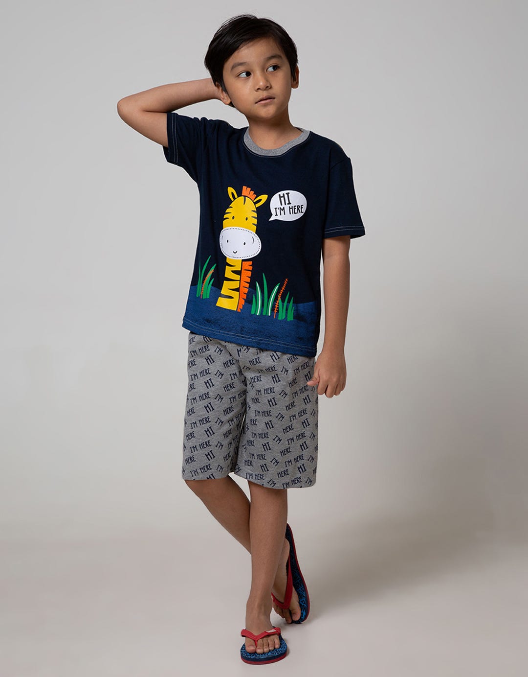 Little M Top-Bottom-Set Animal Safari