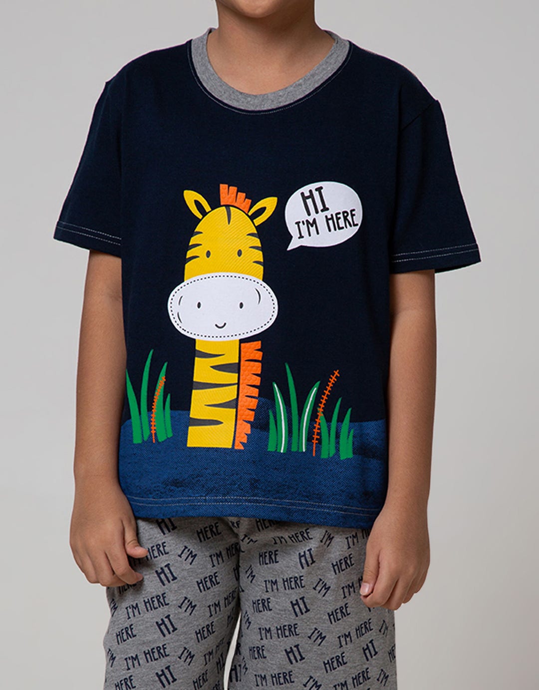 Little M Top-Bottom-Set Animal Safari