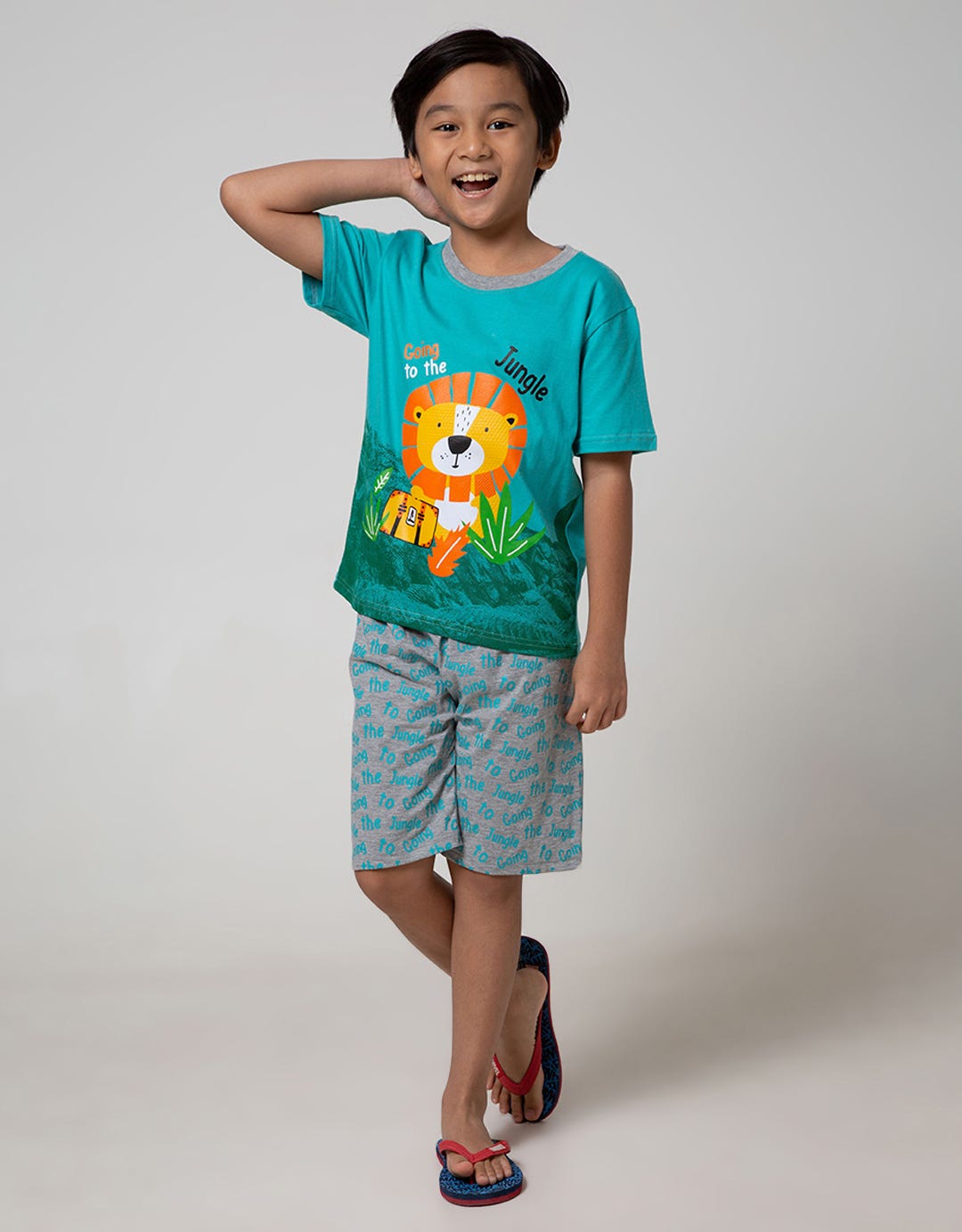 Little M Top-Bottom-Set Animal Safari