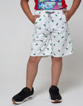 Little M Short Pants Woven Basic Dino Double Rib