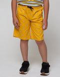 Little M Short Pants Woven Basic Dino Double Rib