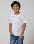 Little M Short Sleeve T-Shirt Fullprint Shark