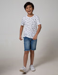 Little M Short Sleeve T-Shirt Fullprint Shark