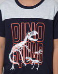 Little M Short Sleeve T-Shirt Cut N Sewn Dino Squad