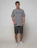 Nevada Short Pants Ds Rib Print